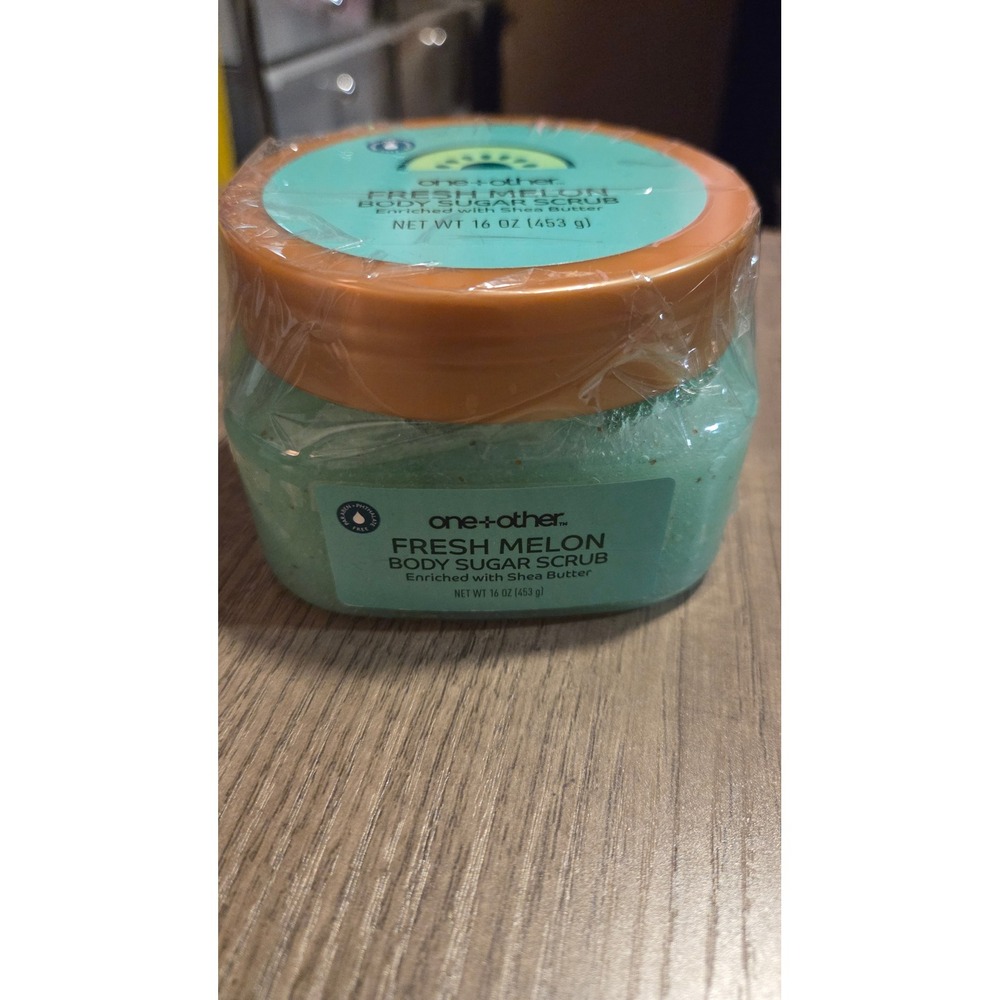 One+Other Fresh Melon Body Sugar Scrub 16‎ oz Enriched with Shea Butter NEW